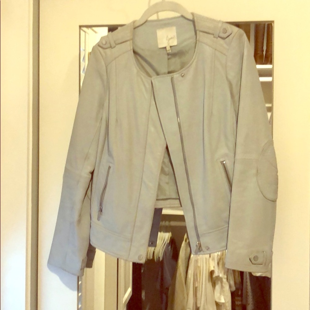 Joie Leather Coat Size M